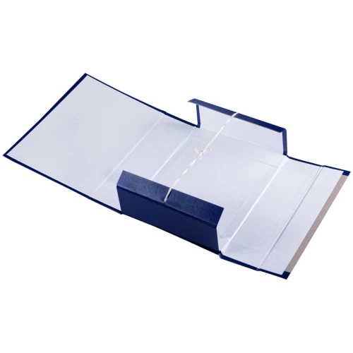 Папка архивная OfficeSpace А4, с клапаном, с 4 завязками, 80 мм, ассорти