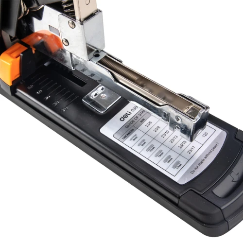 Степлер до 120 листов DELI металл, №23/6-23/17, черный