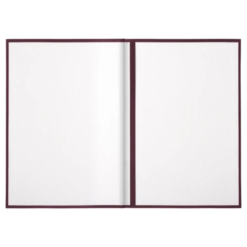 Папка адресная STAFF "Basic" А4, без надписи, бумвинил, бордовая