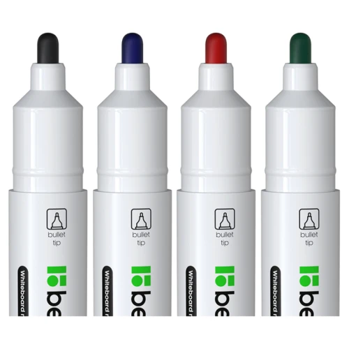 Набор маркеров для доски Berlingo "Uniline WB200" пулевидный, 2 мм, 4 цвета