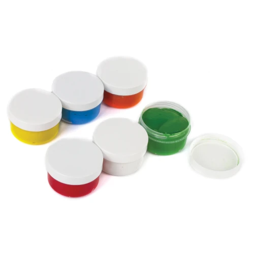 Краски пальчиковые ЮНЛАНДИЯ "Лисёнок" сенсорные, 6 цветов по 60 мл