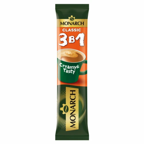 Кофе порционный Jacobs MONARCH "3 в 1 Классика" 13.5 гр пакетик