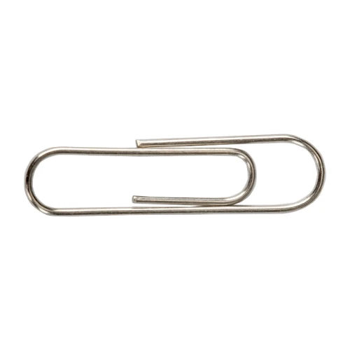 Скрепки канцелярские STAFF "EVERYDAY" 28 мм, никелированные, 100 шт. в картонной коробке