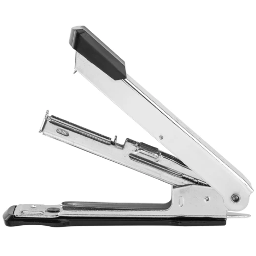 Степлер до 12 листов DELI металл, №10, ассорти, с антистеплером