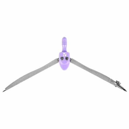 Готовальня BRAUBERG "SCHOOL KIT" 8 предметов, пластиковый футляр, лаванда