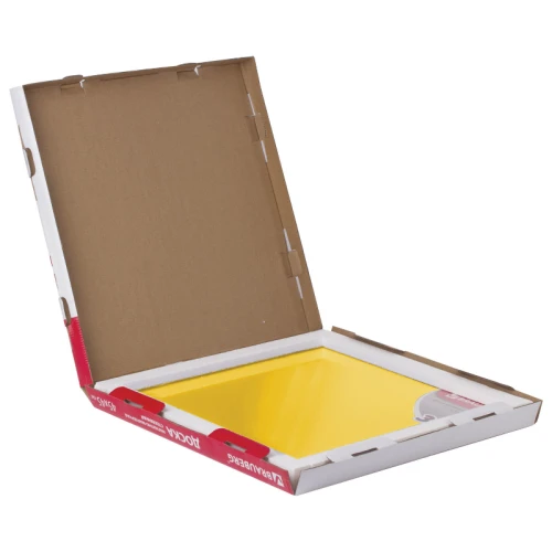 Доска стеклянная BRAUBERG 45*45 см, магнитно-маркерная, 3 магнита, желтая