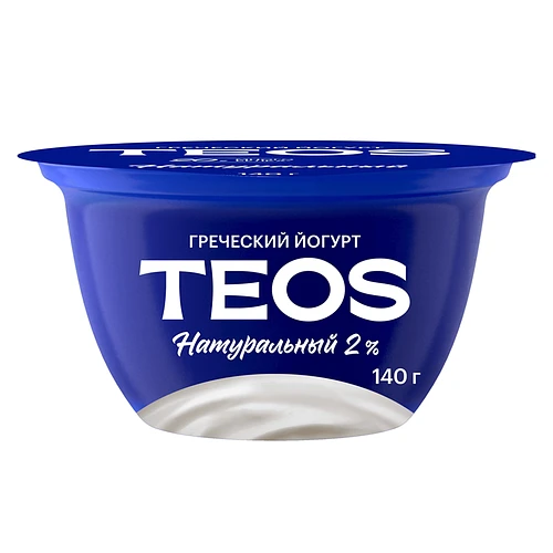 Йогурт Teos греческий 2%, 140 г