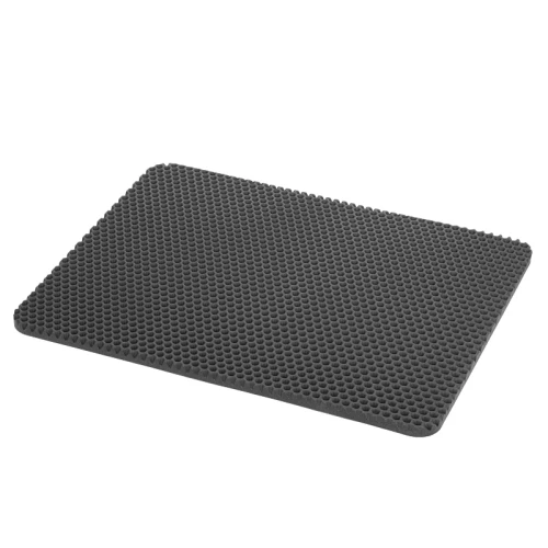 Коврик универсальный LAIMA ячеистый (соты), 50*67 см, серый