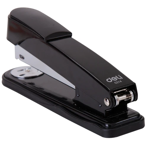 Степлер до 50 листов DELI металл, №24/6-26/6, черный