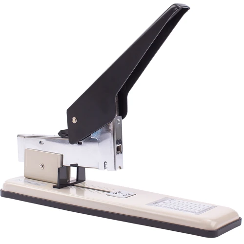 Степлер до 210 листов DELI металл, мощный, №23/6-23/24, черно-серый