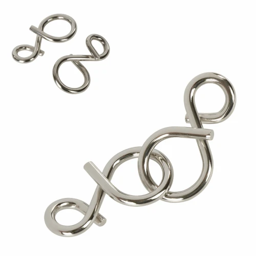 Головоломки металлические ЗОЛОТАЯ СКАЗКА уровень сложности "Любитель" 6 шт.