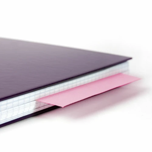 Разделитель листов BRAUBERG 240*105 мм, картон, 160 гр, 100 листов, розовый