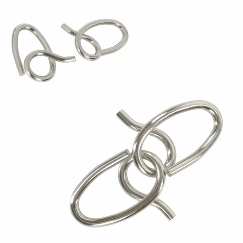 Головоломки металлические ЗОЛОТАЯ СКАЗКА уровень сложности "Эксперт" 6 шт.