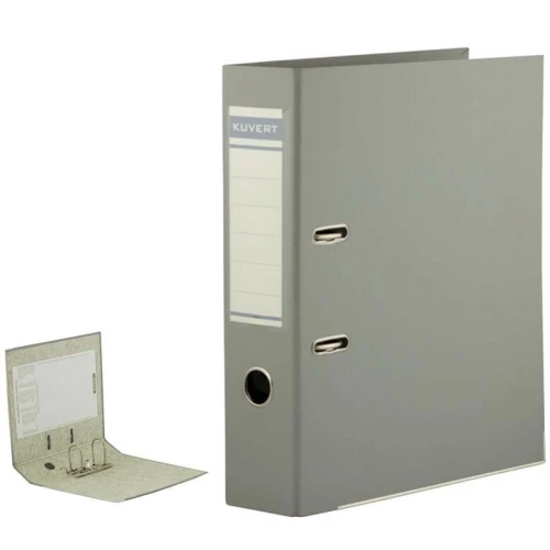 Папка-регистратор KUVERT А4, 72 мм, серый