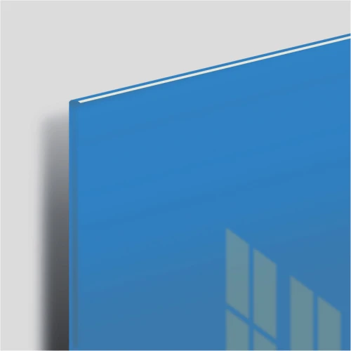 Доска стеклянная BRAUBERG 45*45 см, магнитно-маркерная, 3 магнита, синяя