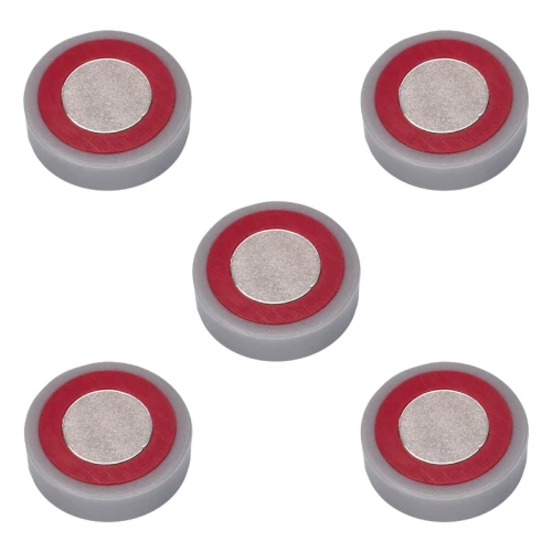 Магнит для досок супермощный BRAUBERG "HEAVY DUTY" 30 мм, 5 шт, серый