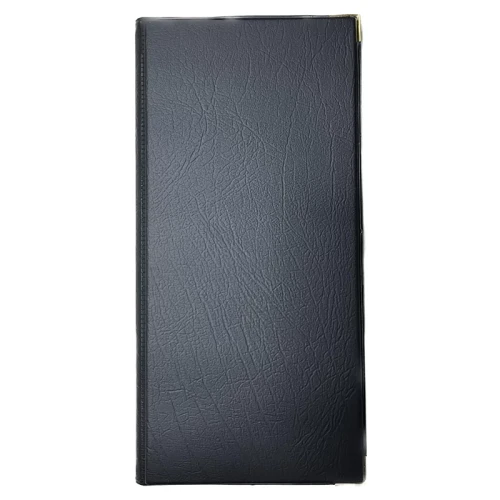 Визитница на 160 визиток Bindermax, с разделителем A-Z, 113*195 мм, черная