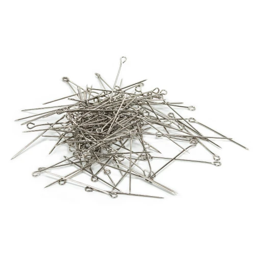 Булавки BRAUBERG 30 мм, 500 шт. в пластиковой коробке