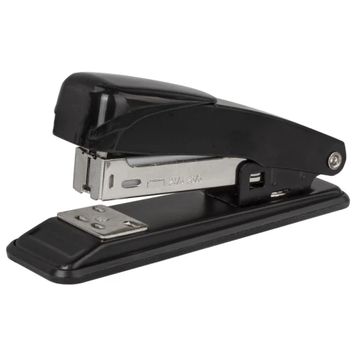 Степлер до 20 листов STAFF "Manager" пластик, №24/6-26/6, черный
