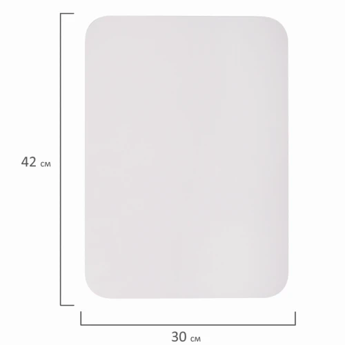 Доска на холодильник магнитно-маркерная BRAUBERG 42*30 см, с маркером, магнитом и салфеткой