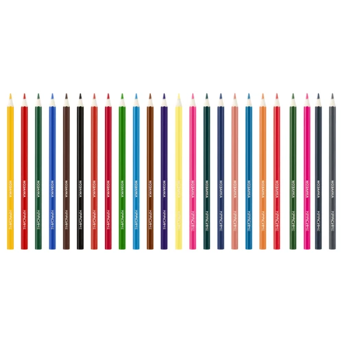 Карандаши цветные Красин "Мозаика" шестигранные, 24 цвета