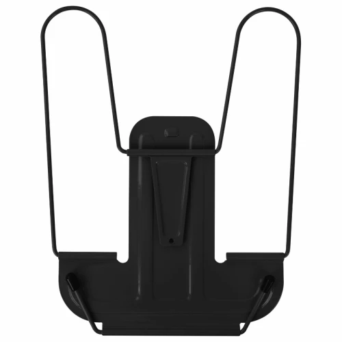 Подставка для книг и учебников BRAUBERG "LINE+" металл, черная