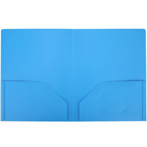 Папка-уголок Deli "RIO", А4, 2 кармана, 400 мкм, ассорти