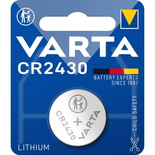 Батарейка VARTA Professional Electronics CR2430 литиевая, 1 шт в блистере