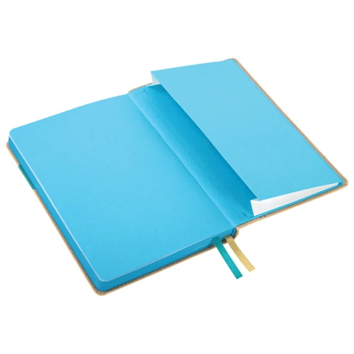 Ежедневник недатированный BRAUBERG "AIM" А5, кожзам, гибкий, 136 л., бежевый