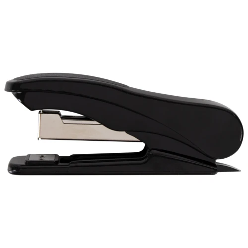 Степлер до 12 листов STAFF "EVERYDAY" пластик, №10, черный, с антистеплером