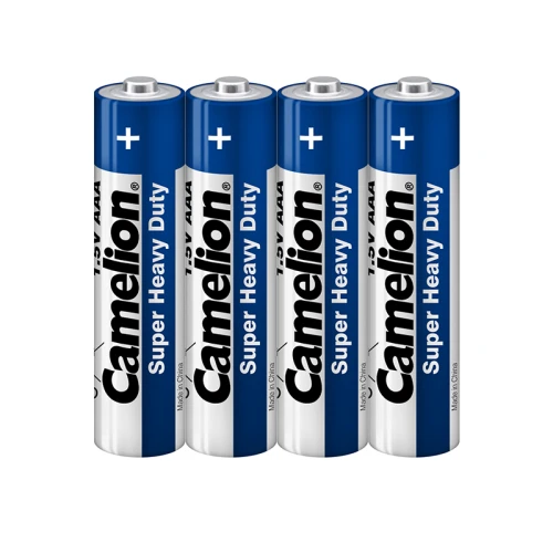 Батарейки CAMELION "Super Heavy Duty" ААА (R03P) солевые, 4 шт в пленке