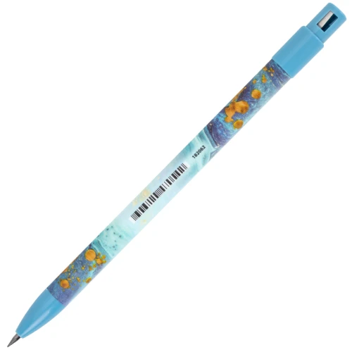 Карандаш механический BRAUBERG "FROST" 2 мм, цанговый, HB, встроенная точилка, ассорти