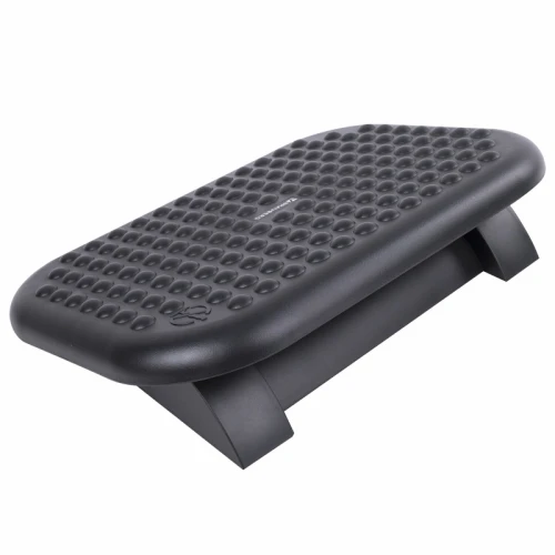 Подставка для ног BRAUBERG 45*33 см, регулируемые высота и угол наклона, рифленая, черная