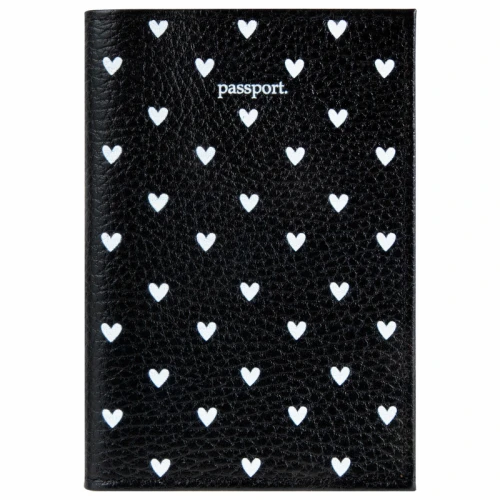 Обложка для паспорта BRAUBERG, мягкий, натуральная кожа, черная