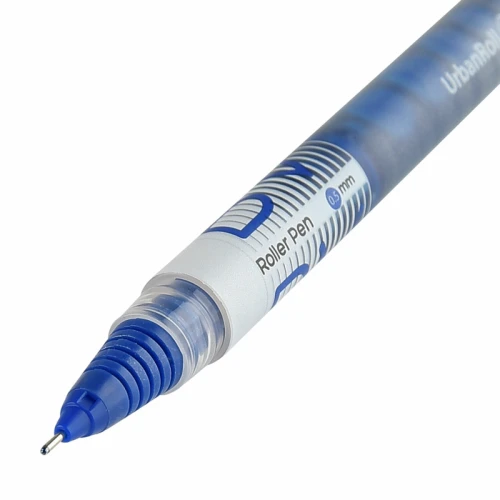 Ручка-роллер BRUNO VISCONTI "UrbanRoll" 0.5 мм, прозрачный корпус, синяя