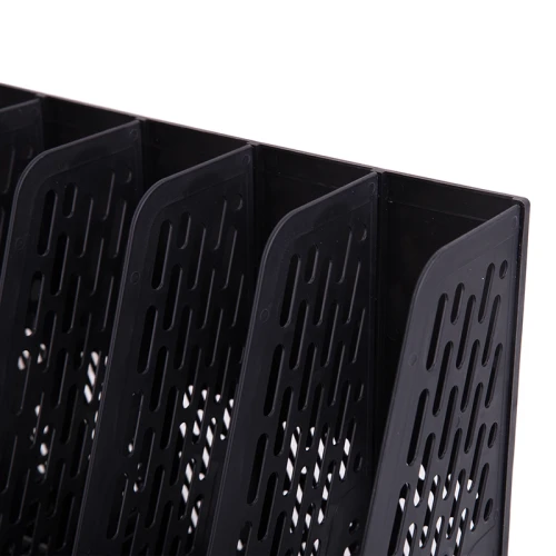 Лоток вертикальный DELI 5 отделений, чёрный