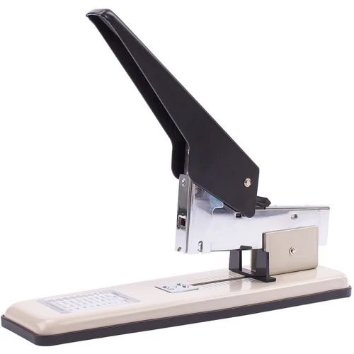 Степлер до 210 листов DELI металл, мощный, №23/6-23/24, черно-серый