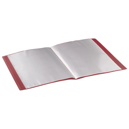 Папка 30 вкладышей BRAUBERG А4, 500 мкм, красная