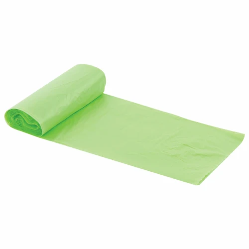 Мешки для мусора LAIMA 30 л, 500*600 мм, биоразлагаемые, зелёные, 20 шт.