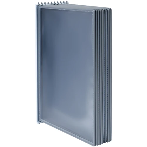 Демосистема настенная OfficeSpace с 10 серыми панелями