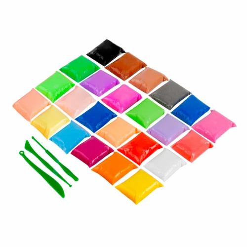 Пластилин ЮНЛАНДИЯ супер легкий, воздушный, 24 цвета, 3 стека, 240 гр