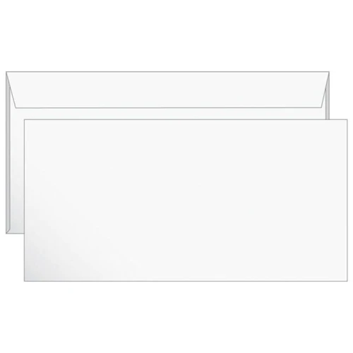 Конверт Ряжская печатная фабрика Е65, 110*220 мм, без подсказки, отрывная лента