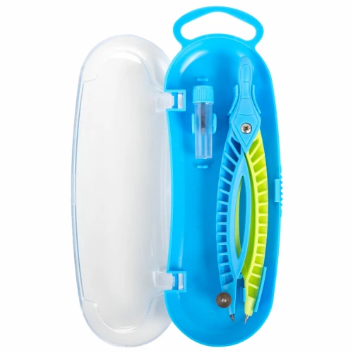 Готовальня ЮНЛАНДИЯ 2 предмета, пластиковый футляр