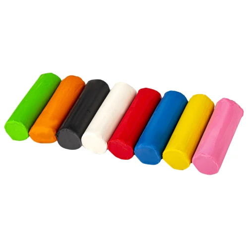 Пластилин ЮНЛАНДИЯ 8 цветов, ведро, 700 гр