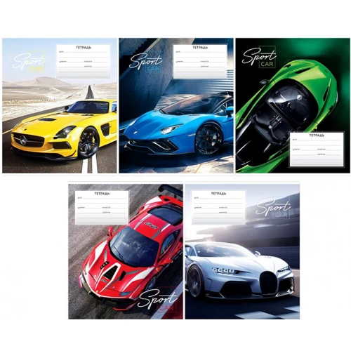 Тетрадь 24л., линия ArtSpace "Авто. Sport car", эконом