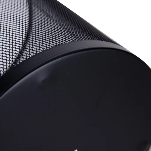 Корзина для бумаг DELI 18 литров, металл, сетчатая, черная