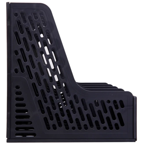 Лоток вертикальный DELI 4 отделения, черный