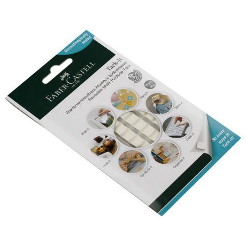 Масса для приклеивания Faber-Castell "Tack-It" многоразовые, белые, 90 шт