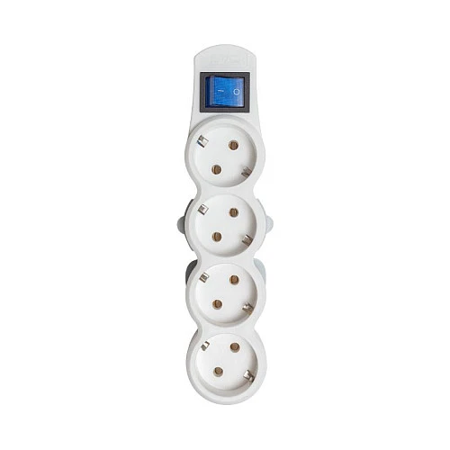 Сетевой фильтр SVC ZP4S-18M 4 розеток, 1.8 м, белый