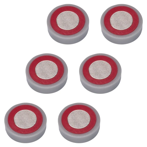 Магнит для досок супермощный BRAUBERG "HEAVY DUTY" 20 мм, 6 шт, серый